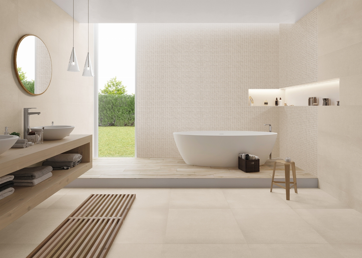 Baño minimalista Elevation