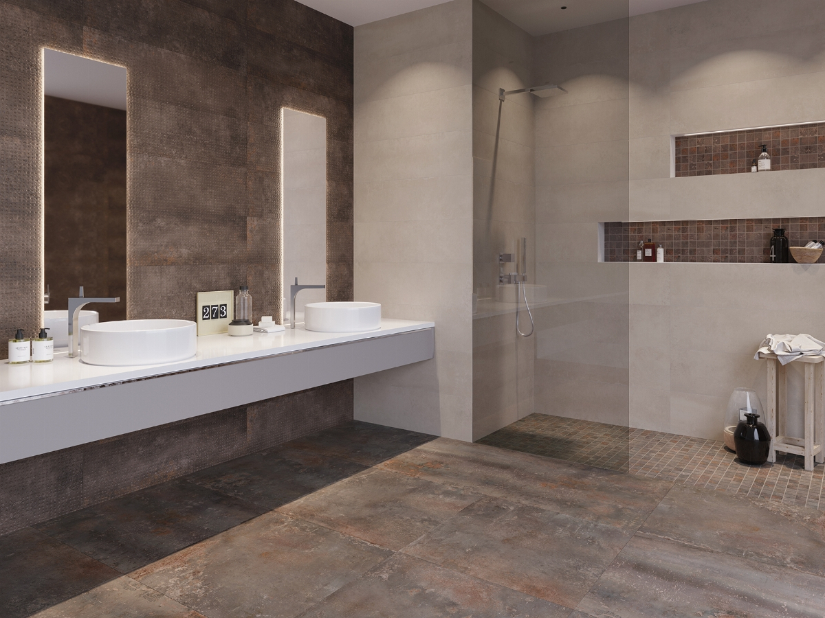 Salle de bains industrielle Oxid Gravity