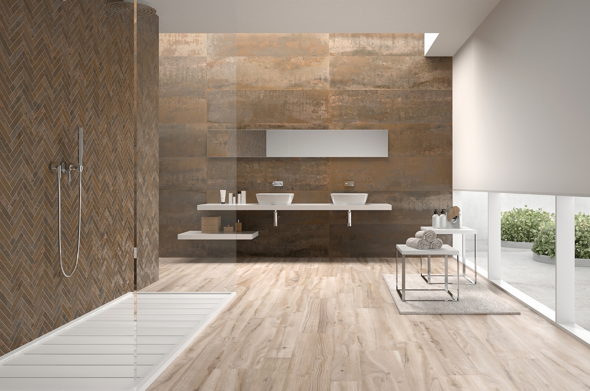 Industrielles Badezimmer Ionic 30x120