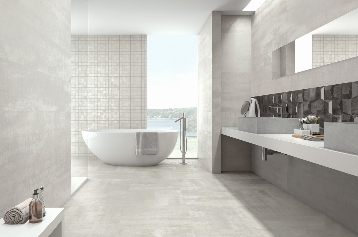 Industrial Bathroom Ionic White