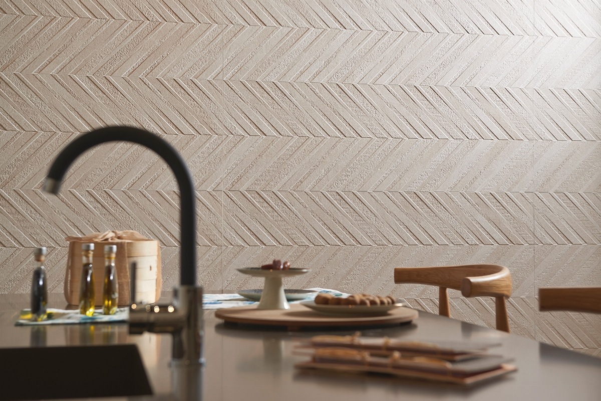 Detail of a contemporary Khan kitchen