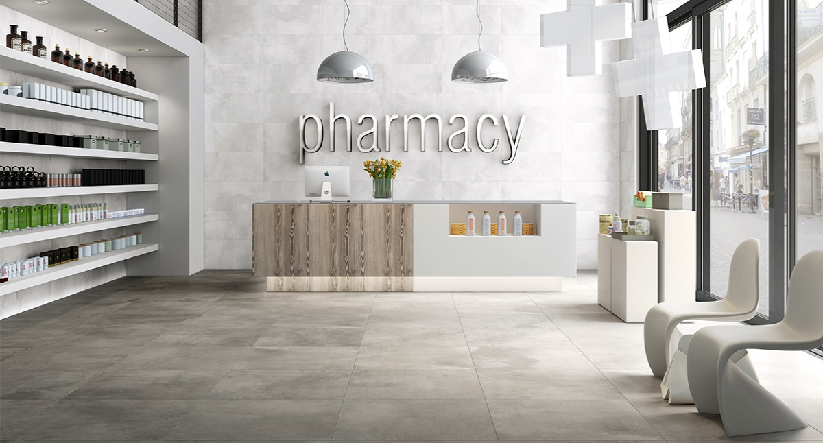 Minimalist retail space Leeds