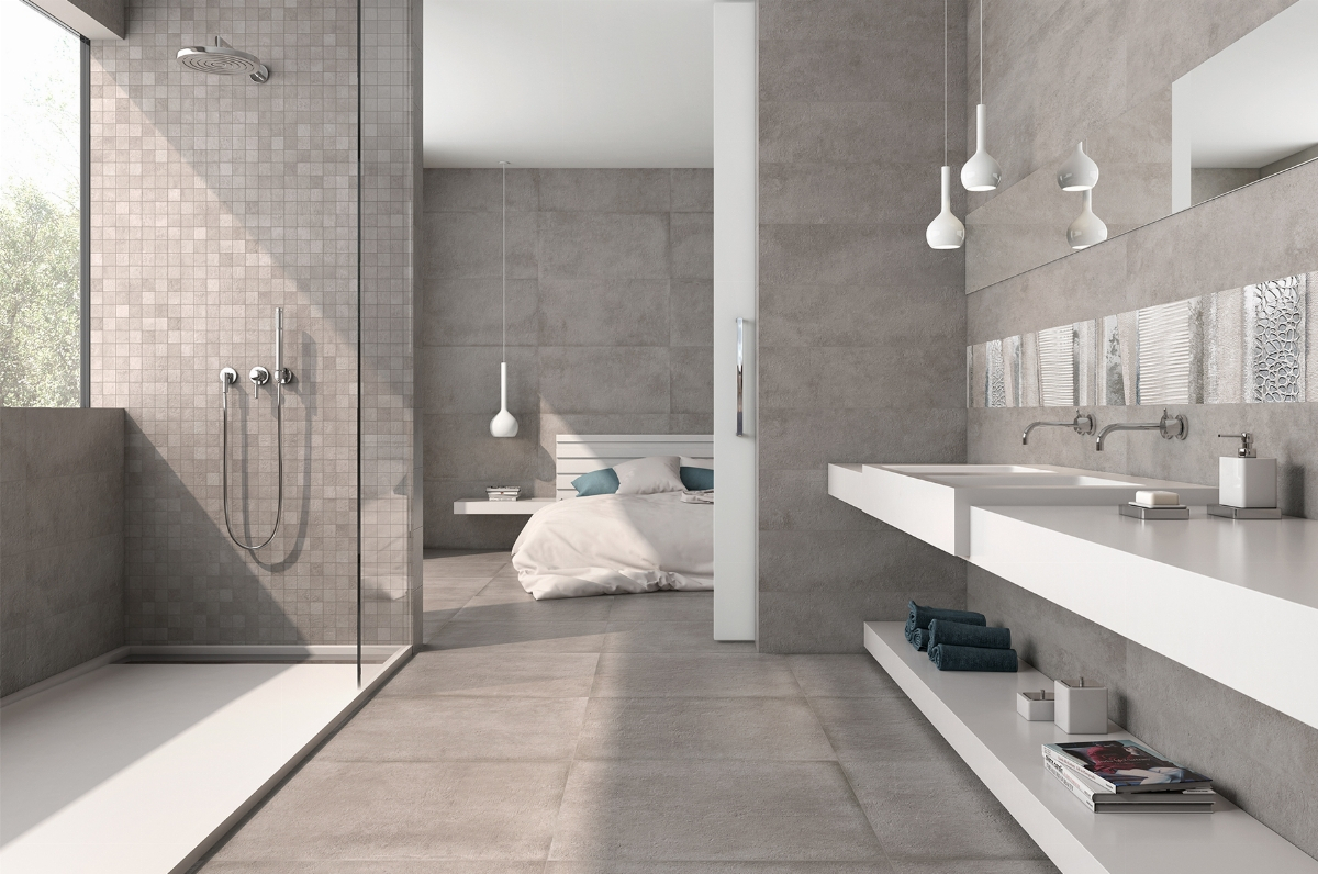 Industrial Materika bathroom