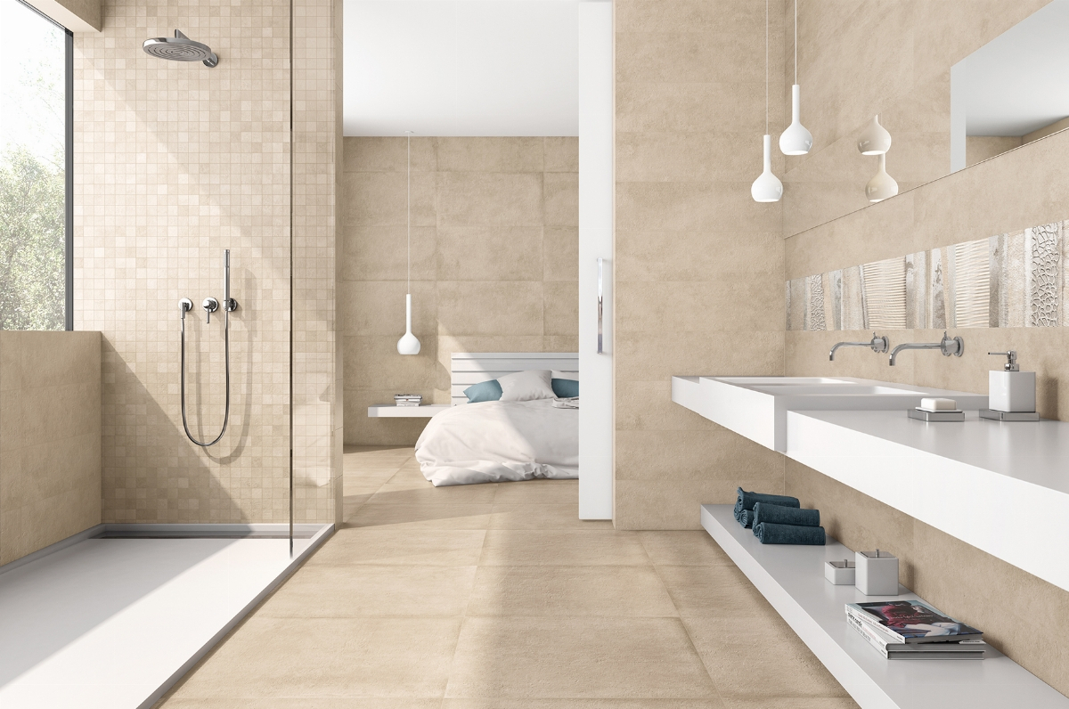 Industrial bathroom Materika Sand