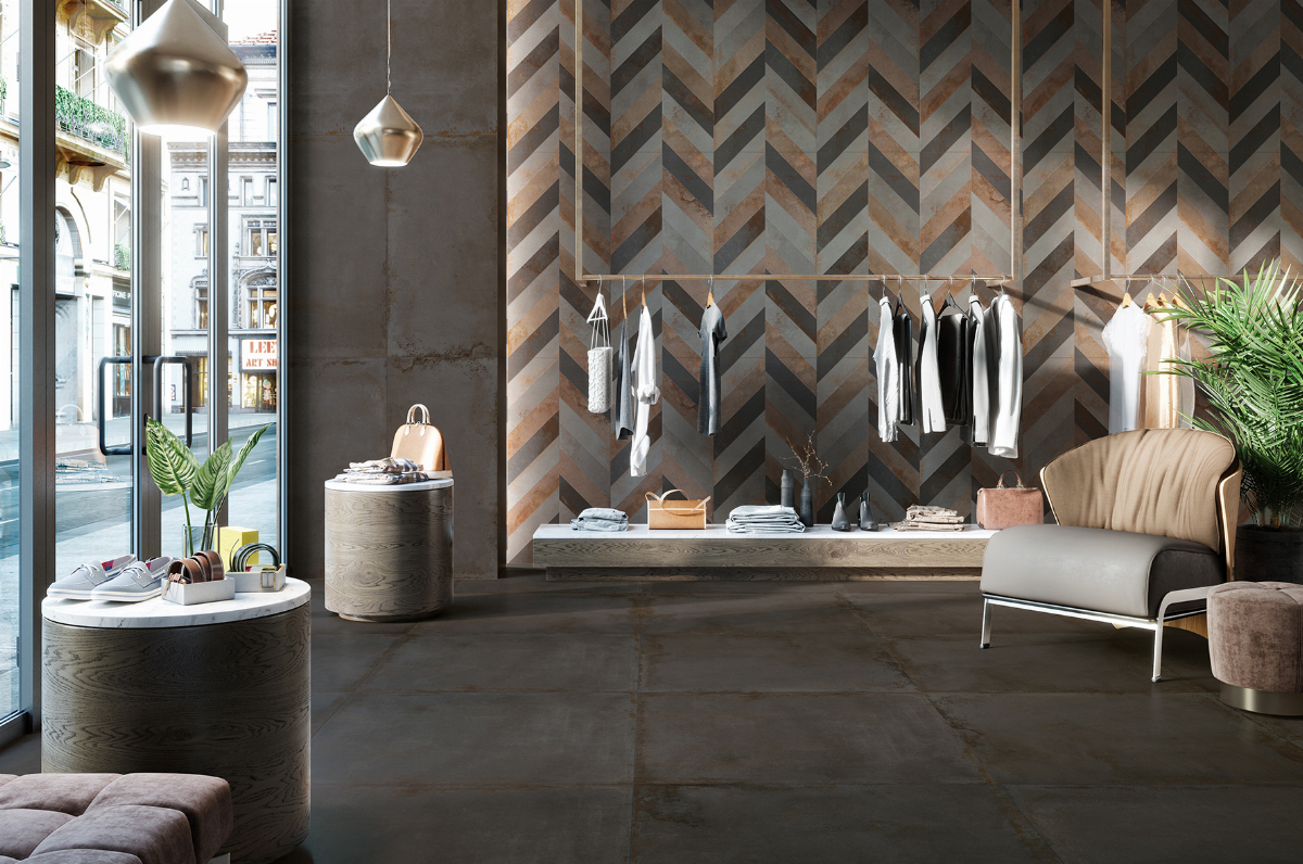 Contemporary commercial space Ruggine