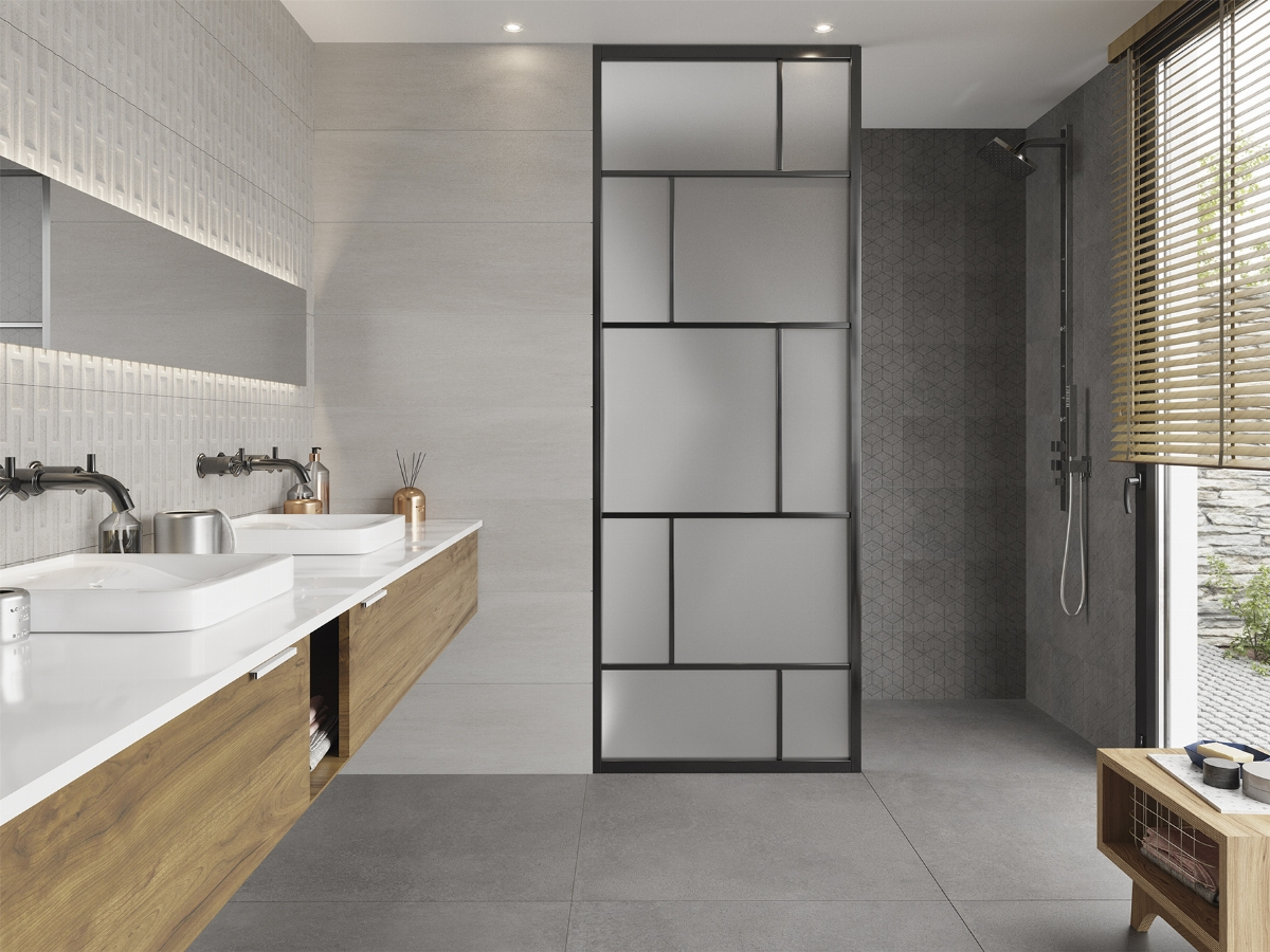 Baño contemporáneo Solid