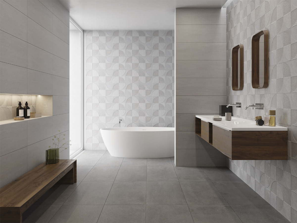 Baño vintage Solid Pearl