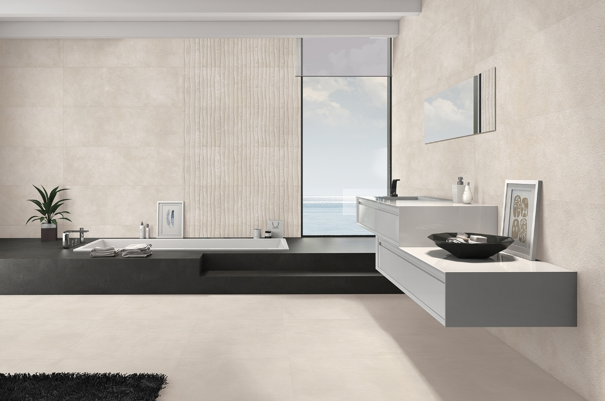 Baño contemporáneo Sumionic White