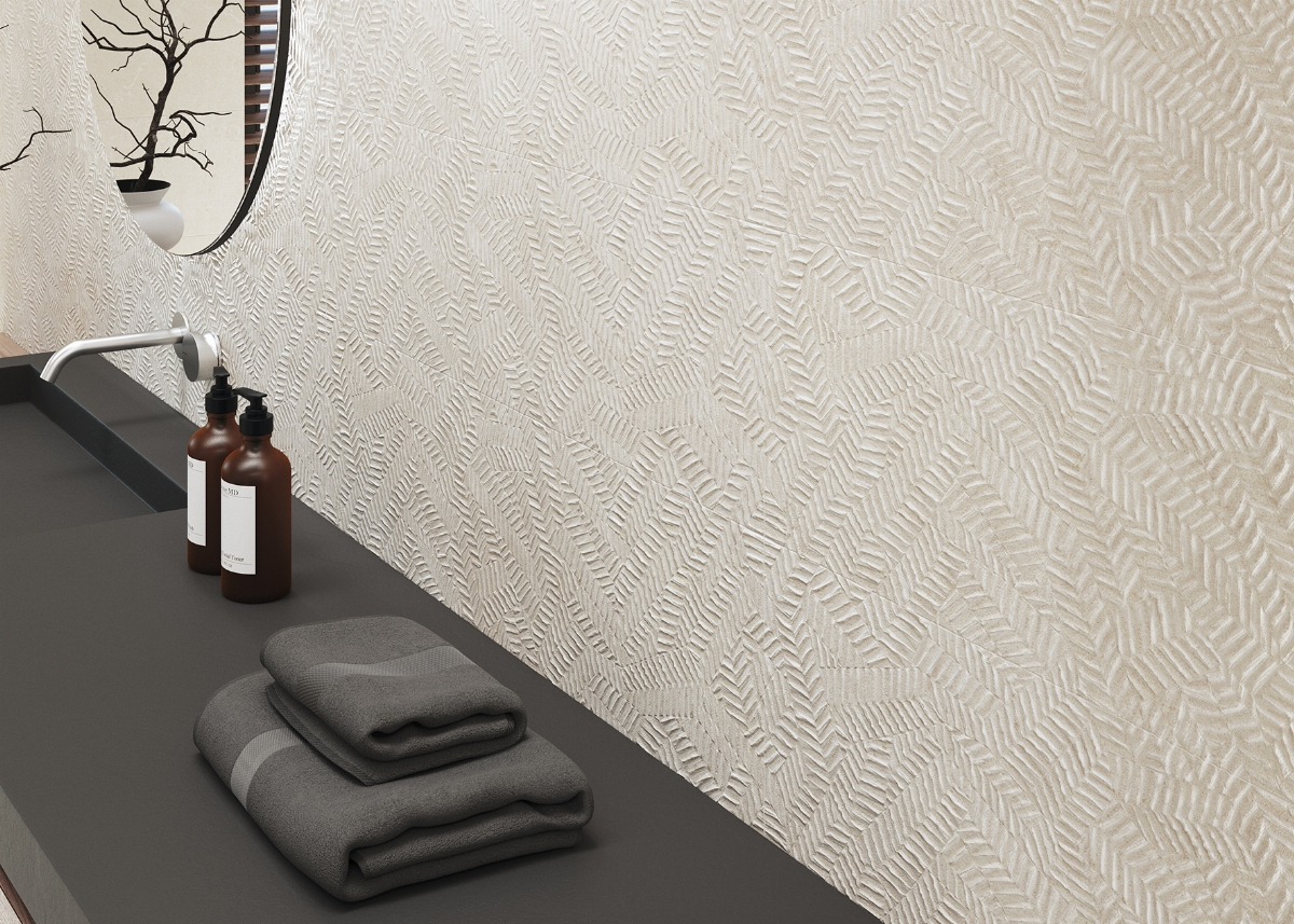 Sunstone minimalist bathroom detail