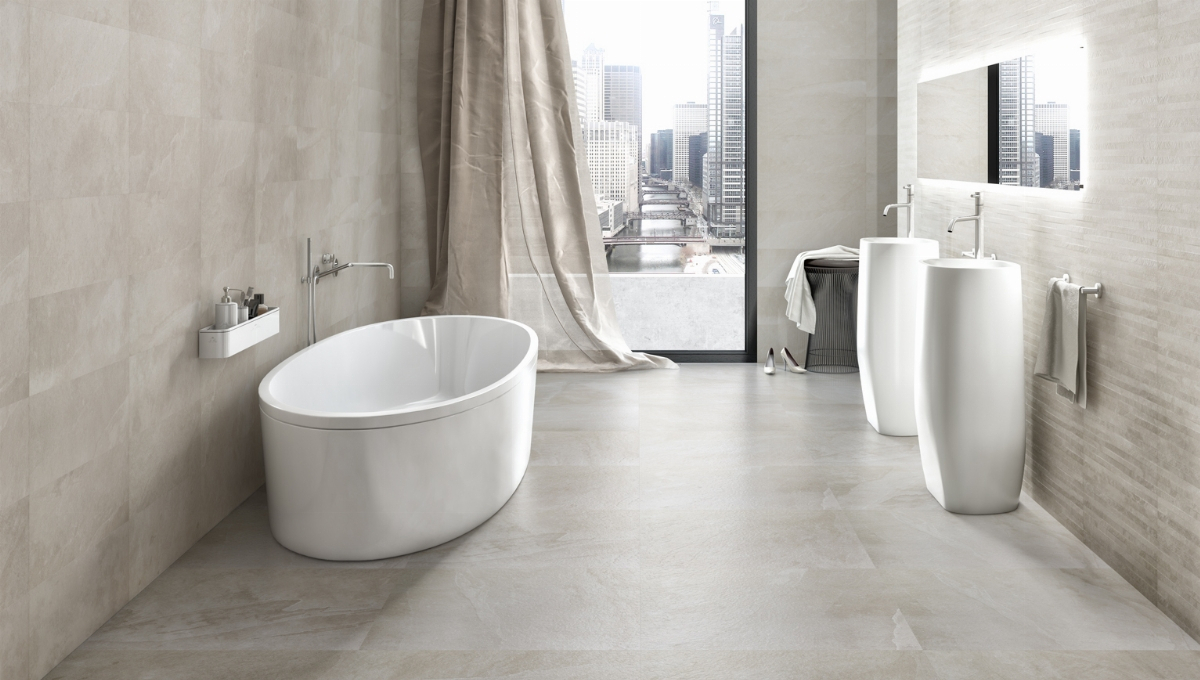 Minimalistisches Badezimmer Terranova