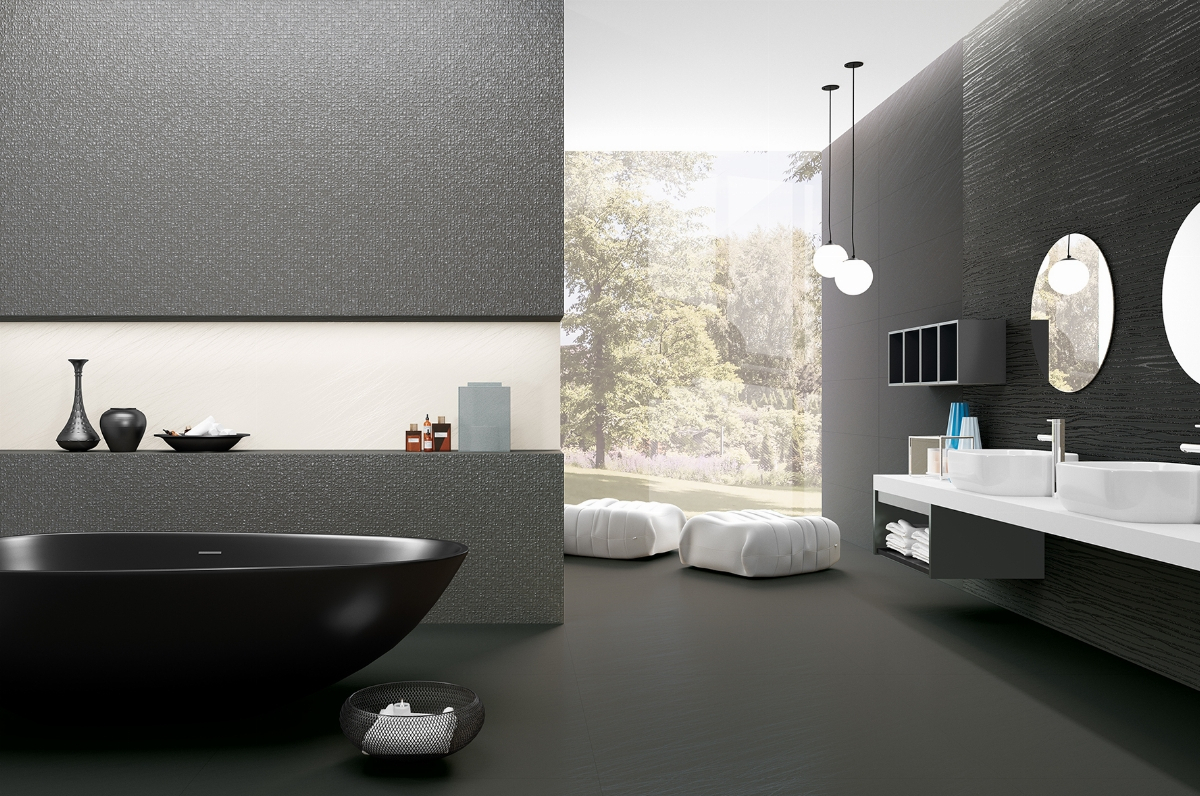 Baño contemporáneo Titanium