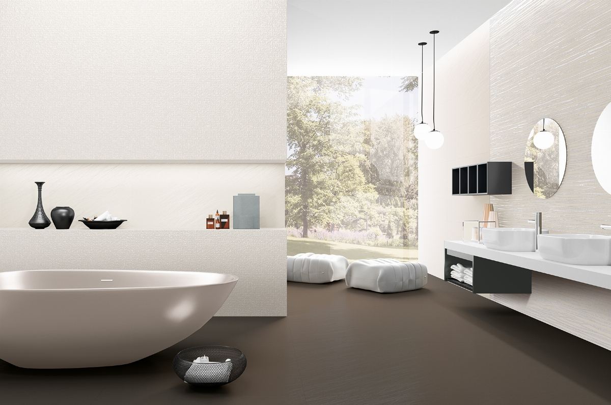 Titanium Iridium contemporary bathroom