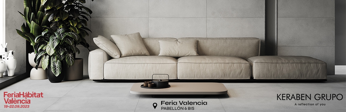 Keraben Grupo will be present at Feria Hábitat 2023 with its The Square space of more than 1,000 square metres